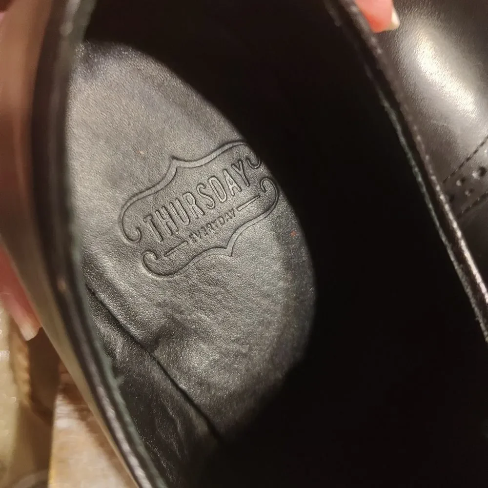 Thursday Boot Co Black Men's Dress Shoes Size 7